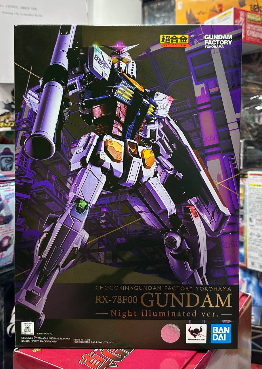 [Metal Composite] Gundam Rx-78F00-Night illuminated ver. (Chogokin x Gundam Factory Yokohama)